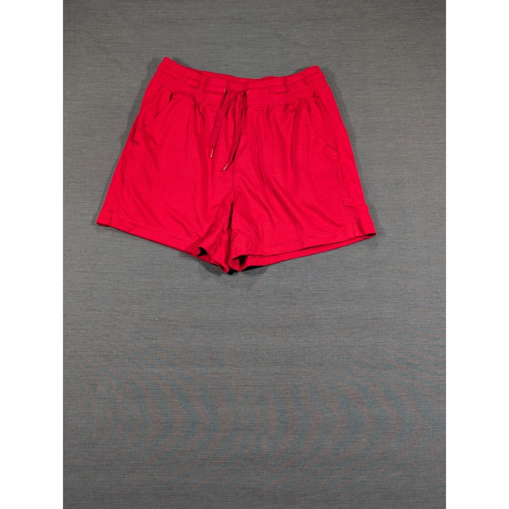 Athletic Works Red Running Shorts Women's Short Basketball Shorts Size Small